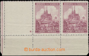 51552 - 1939 Pof.32, corner Pr with coupon, with tajnosnubnou mark i