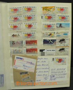 51635 - 1995-05 WW  partie automatových známek a A-postek, kusově
