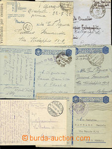 51661 - 1915-42 comp. 6 pcs of mailing FP, 1x WWI and 5x II. St.  wa