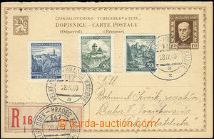 51664 - 1940 postal stationary - postcard34, II. response part of Cz