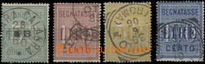 51715 - 1884, 1903 on-account stamps Verrechnungsmarken Mi.2-5, c.v.