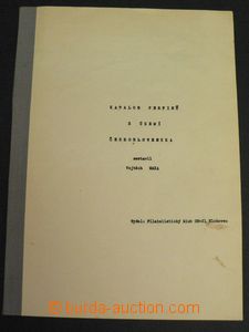 51761 - 1972 Maxa V.: Catalogue perfins from territory Czechoslovaki