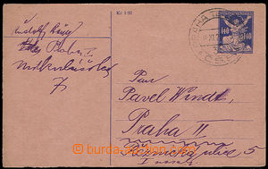 51772 - 1920 CPO1, dopisnice pro potr. poštu, DR Praha Telegraf/ 9.
