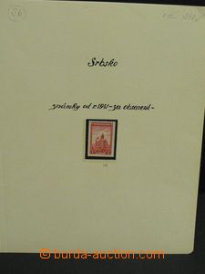 51884 - 1941-43 SERBIA  incomplete basic collection on free album sh