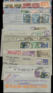 51949 - 1934-57 BRASIL, CHILE set of 18 pieces of airmail letters, t