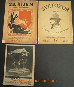 51983 - 1920-22 comp. 3 pcs of bulletins - 28.říjen and the first 