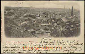 52092 - 1900 Kladno - Colliery Thinnfeldův; long address, Us, prese