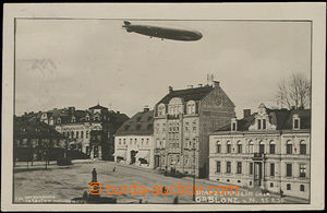 52169 - 1930 Jablonec nad Nisou - Graf Zeppelin nad městem; prošl