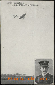 52171 - 1910 vzlet aeroplánu p. inž. Kašpara z Pardubic; prošlá