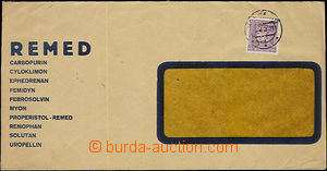 52301 - 1939 window envelope firm Remed, letter sent in the place, w