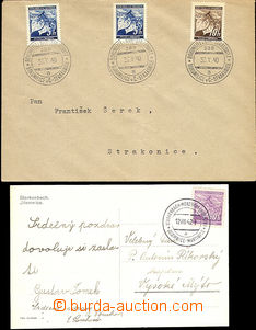 52516 - 1940-42 2ks celistvostí s raz. VLP, 1x Jilemnice - Martinic