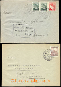 52535 - 1941 sestava 2ks dopisů s raz. VLP, č.6 Přerov-Praha/ -2.