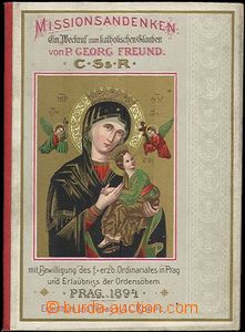 53504 - 1894 Misionářský calendar von P.Georg Freund, 3x lithogra