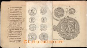 54253 - 1838 MINCE a PEČETĚ, 2x vzorník  s ukázkou mincí a peč