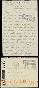 54269 - 1944 Stalag VIII B, letter from England sent to English pris