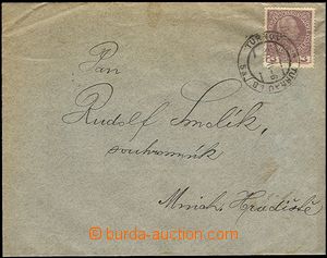 54306 - 1914 dopis jako tiskopis vyfr. zn. 3H s perfinem ST, Maxa S5