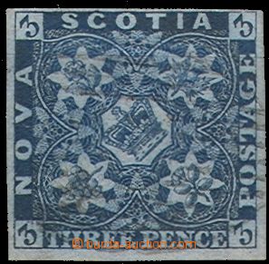 54527 - 1851 Mi.2, blue 3p, wide margins, c.v.. 150€