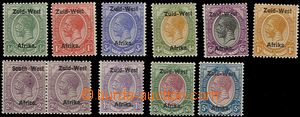 54550 - 1923 Mi.1-19, postage stmp Great Britain with overprint Zuid