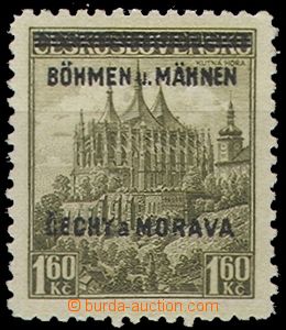 54973 - 1939 Pof.13DV Kutná Hora with plate variety  N place R, exp