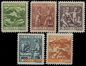 55207 - 1924 Mi.442-446, TB Welfare, complete set 5 pcs of stamp., h