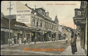 55623 - 1910 Trenčianské Teplice - Žid v obchodní ulici; prošl