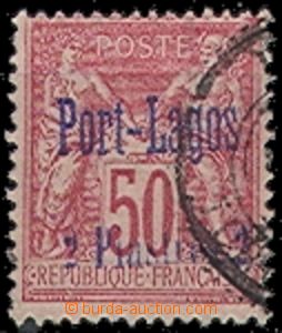 55826 - 1893 PORT LAGOS  Mi.5 přetisková 2Pi/50c, zachovalá, kat.