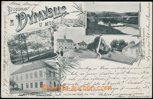 56227 - 1901 Vémyslice - picture collage; long address, Us, bumped 