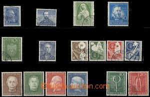 56339 - 1951-55 comp. of cancelled stamps : Mi.147, 150, 151, 161, 1
