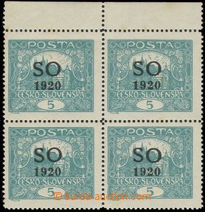 56366 -  Pof.SO3B joined bar types, block of four with upper margin,