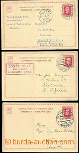 56550 - 1928-33 CDV35, sestava 3ks, adresované do Jižní Afriky (!
