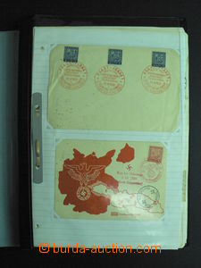 56583 - 1939-45 BOHEMIA-MORAVIA  comp. of cancelled stamps., cut-squ