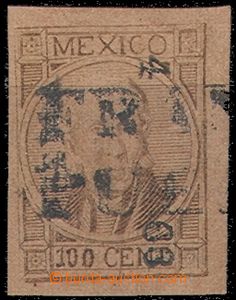 56661 - 1868 Mi.47 Hidalgo, dobrý střih, kryjící razítko,  dob