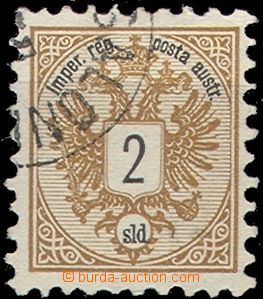 56664 - 1883 LEVANTE  Mi.8 Orlice, 2sld., lehké razítko přes roh,