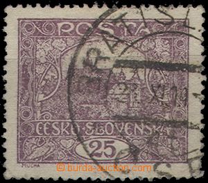 56830 -  Pof.11A, 25h violet, spiral type II + short bar, pos. 79, p