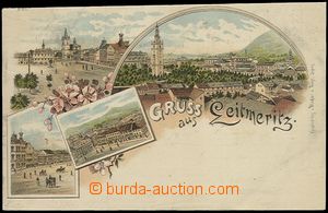 56923 - 1897 Litoměřice (Leitmeritz) - litografická koláž; DA, 