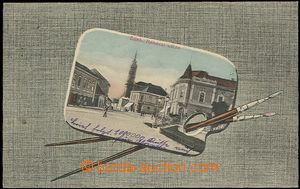 57067 - 1900 Zalău (Zilah, Waltenberg) - collage in/at painter's pa