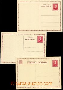 57344 - 1931-7 CDV44 + 51 + 68  TGM, sestava 3ks jednoduchých dopis
