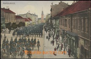 57399 - 1918 Pardubice - military parade; Un, good condition