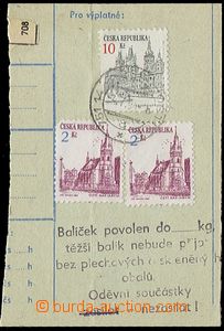 57623 - 1994 PRISON  cut parcel dispatch-note with povolovacím noti