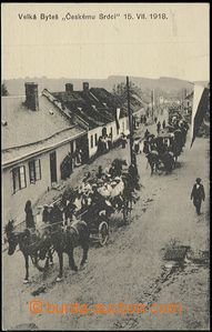 57656 - 1918 VELKÁ BÍTEŠ - procession of Bohemian Heart Charity o