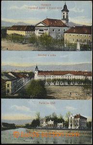57713 - 1910 Terezín - 3-záběrová; prošlá, lehce odřené rů�