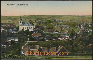 57787 - 1913 Ruprechtice - celkový pohled; prošlá, lehký lom v l