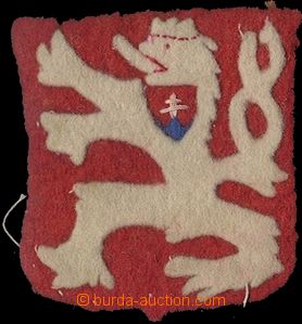 58051 - 1920 legionary emblem from netkané textilie, size 6x7cm