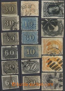 58060 - 1844-77 selection of 17 pcs of classical stamp., better piec