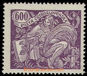 58071 - 1920 Pof.169B, 600h with line perforation 13¾; : 13