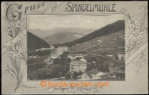 58290 - 1939? Špindlerův Mlýn -  B/W, collage with skládankou, U