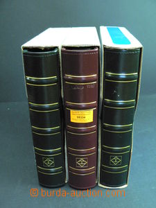 58334 -  3 pcs of stockbooks Leuchtturm (spiral in/at leatherette bi