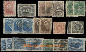 58379 - 1866-82 selection of 22 pcs of classical stamp, from that 10