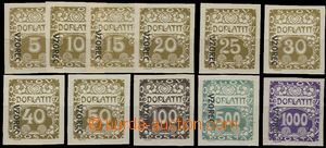 58471 - 1919 Pof.DL1-13vz, complete set of with overprint vzorec (Sp