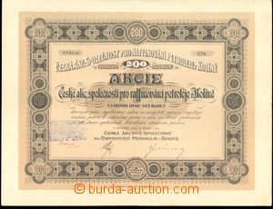 58577 - 1914 decorated share Czech  joint-stock. company for raffino